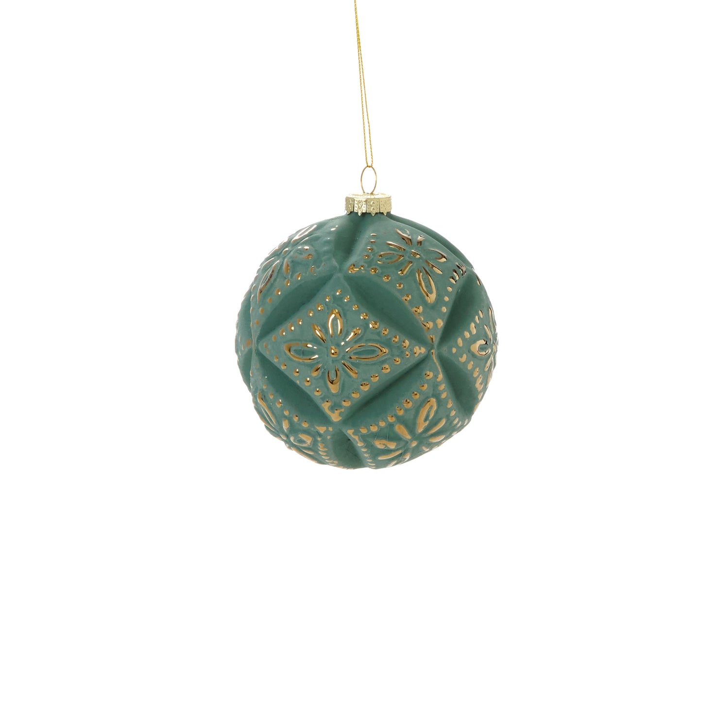 Gold Petal Ornament Set of 8 By Accent Decor | Ornaments | Modishstore - 9