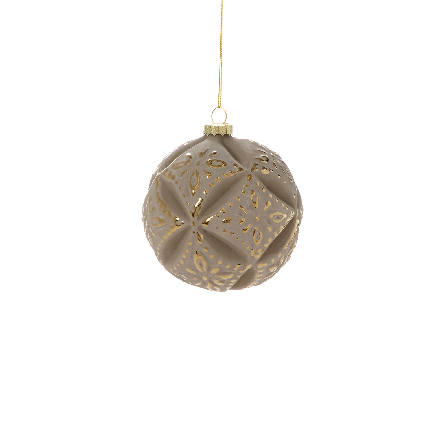 Gold Petal Ornament Set of 8 By Accent Decor | Ornaments | Modishstore - 8