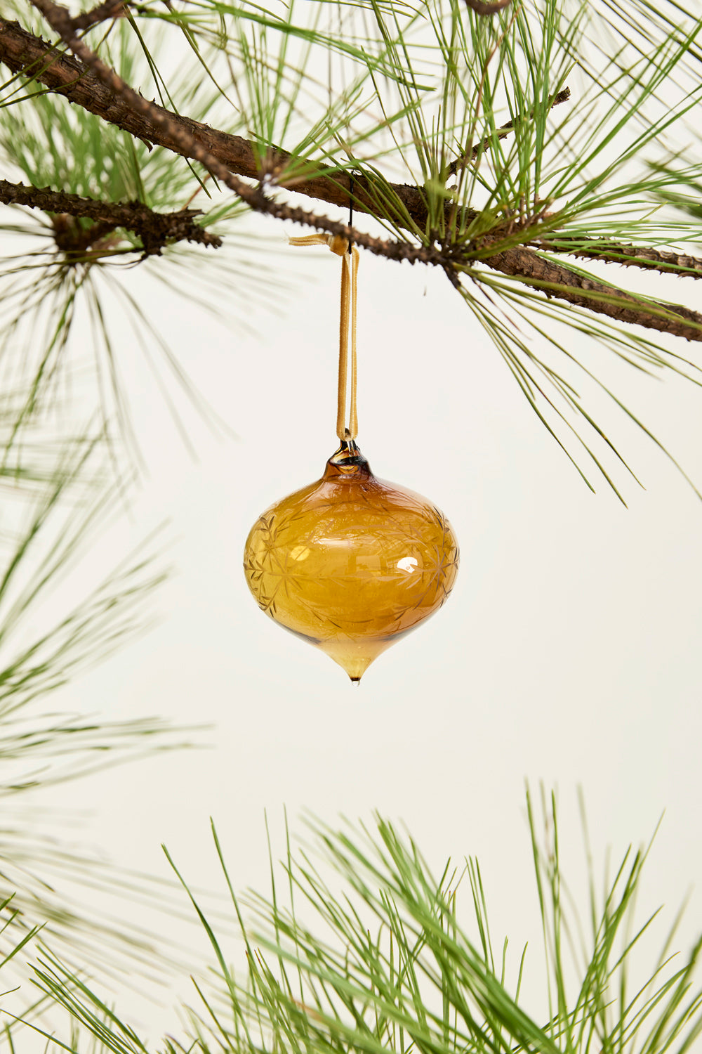 Etched Bauble Ornament Set of 8 By Accent Decor | Ornaments | Modishstore - 6