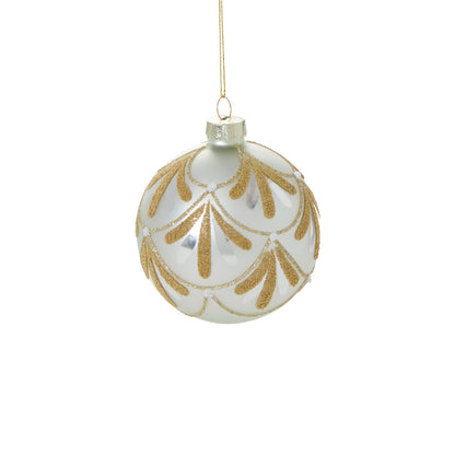 Gold Petal Ornament Set of 8 By Accent Decor | Ornaments | Modishstore - 2