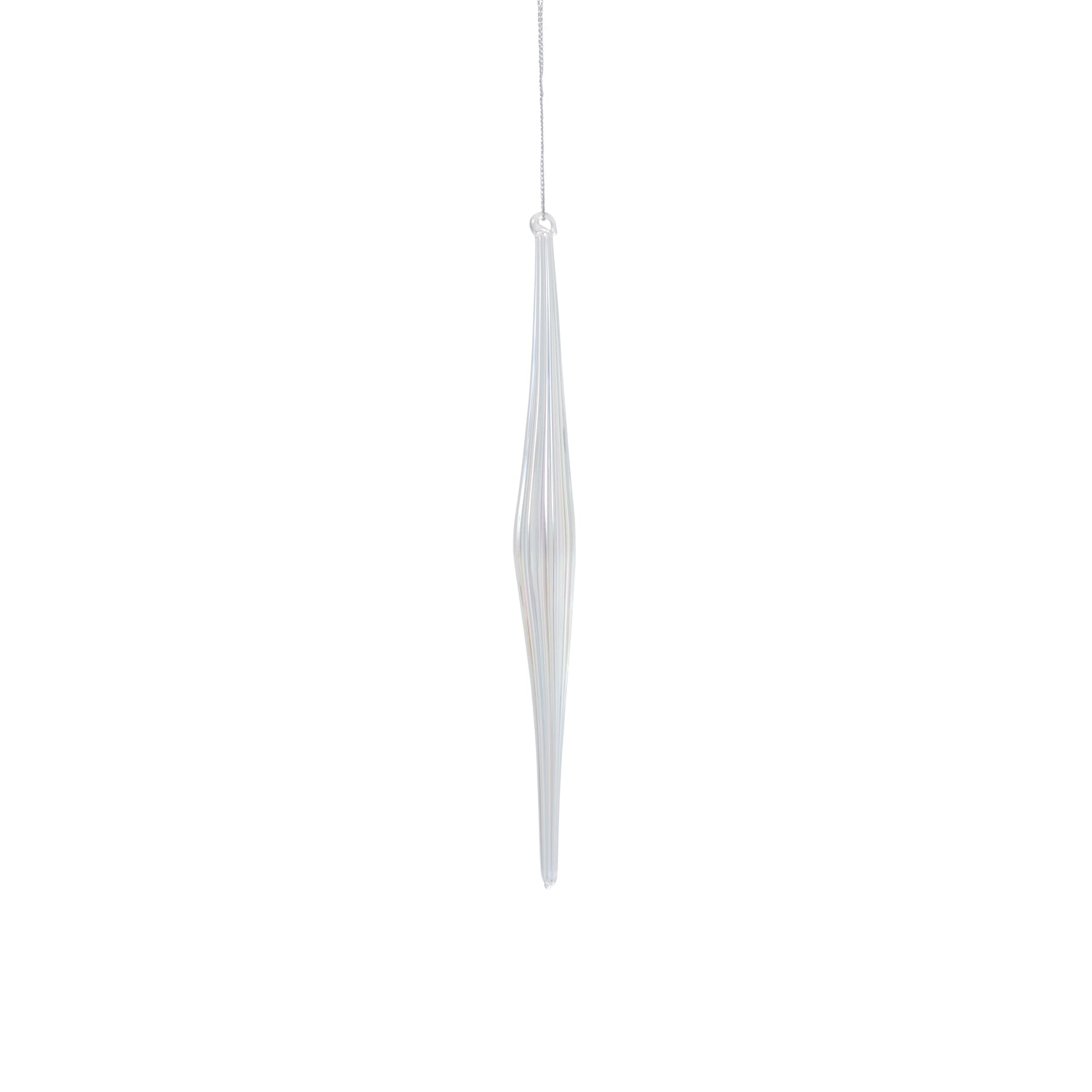 Prism Icicle Ornament Set of 8 By Accent Decor | Ornaments | Modishstore - 2