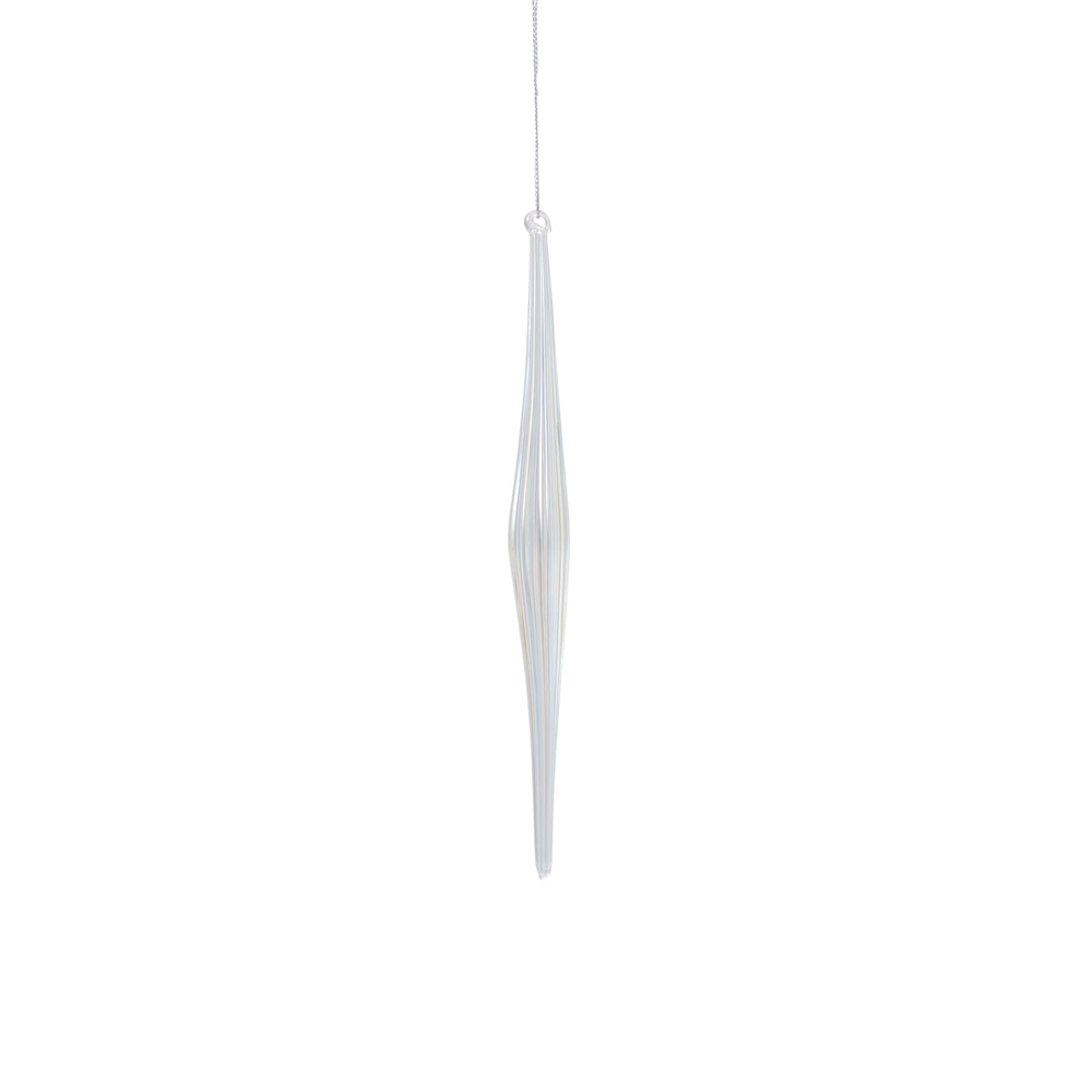 Prism Icicle Ornament Set of 8 By Accent Decor | Ornaments | Modishstore - 2
