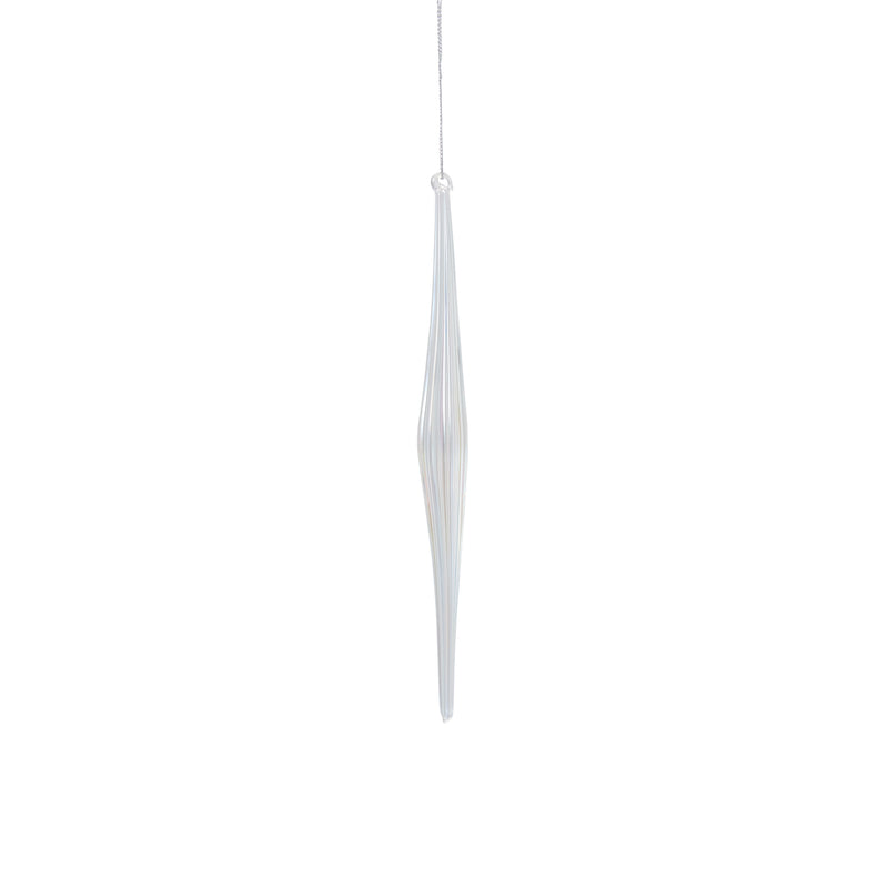 Prism Icicle Ornament Set of 8 By Accent Decor | Ornaments | Modishstore - 2