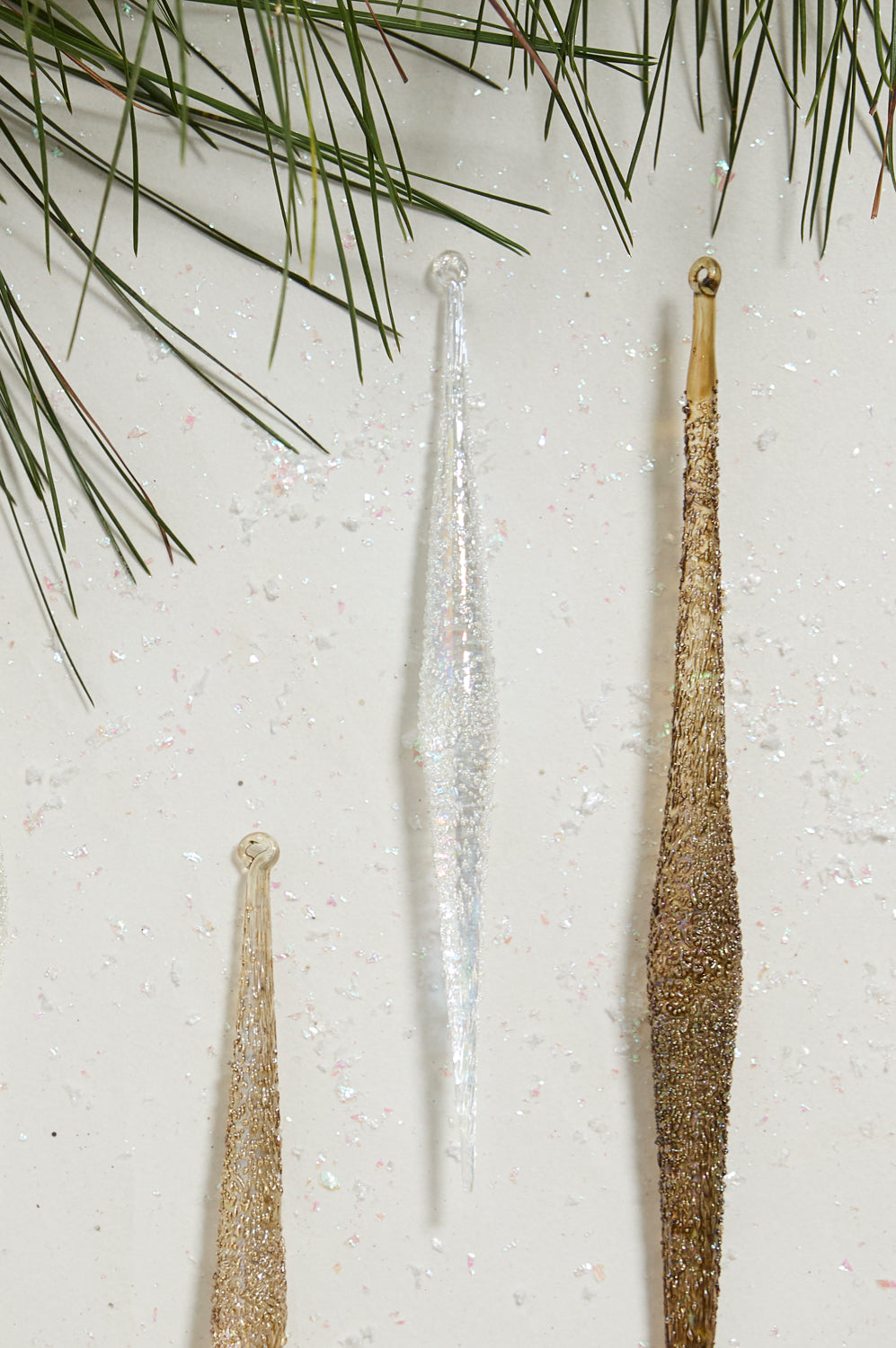 Sparkle Icicle Ornament Set of 8 By Accent Decor | Ornaments | Modishstore - 10