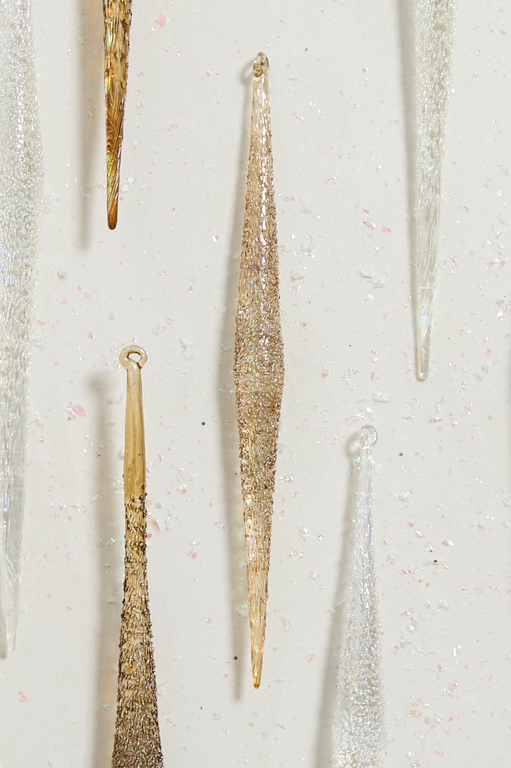 Sparkle Icicle Ornament Set of 8 By Accent Decor | Ornaments | Modishstore - 6