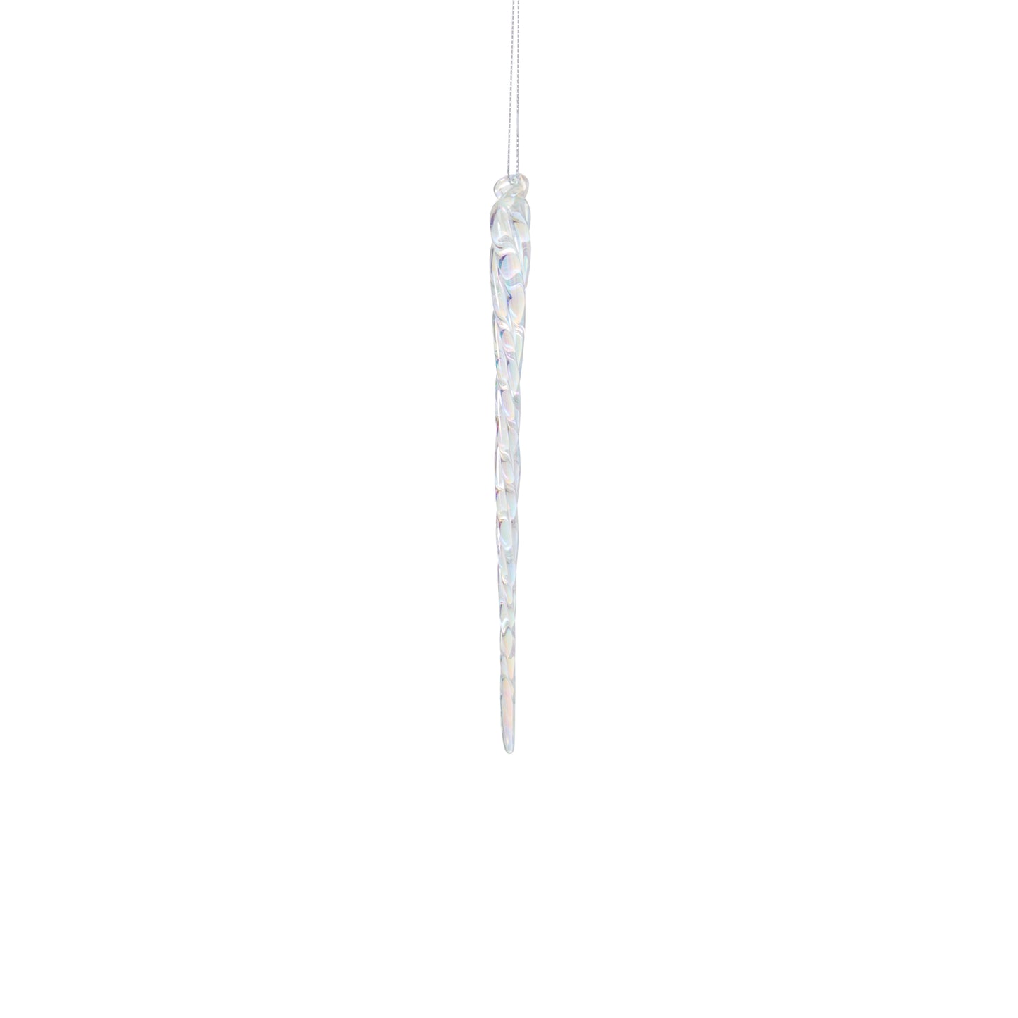 Twist Icicle Ornament Set of 8 By Accent Decor | Ornaments | Modishstore - 2