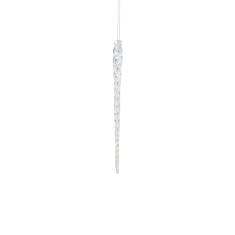 Twist Icicle Ornament Set of 8 By Accent Decor | Ornaments | Modishstore - 2