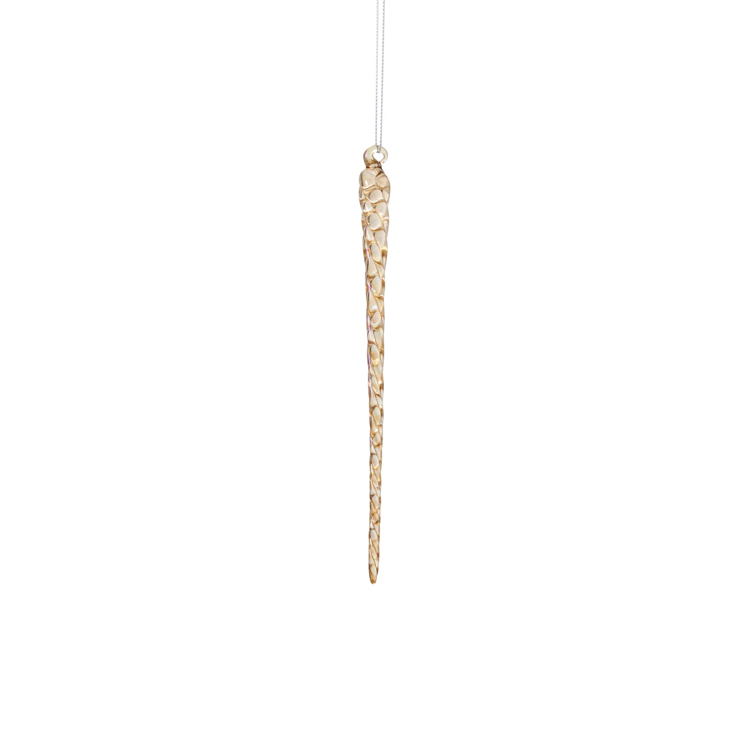 Twist Icicle Ornament Set of 8 By Accent Decor | Ornaments | Modishstore - 8