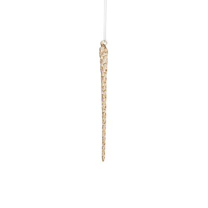 Twist Icicle Ornament Set of 8 By Accent Decor | Ornaments | Modishstore - 8