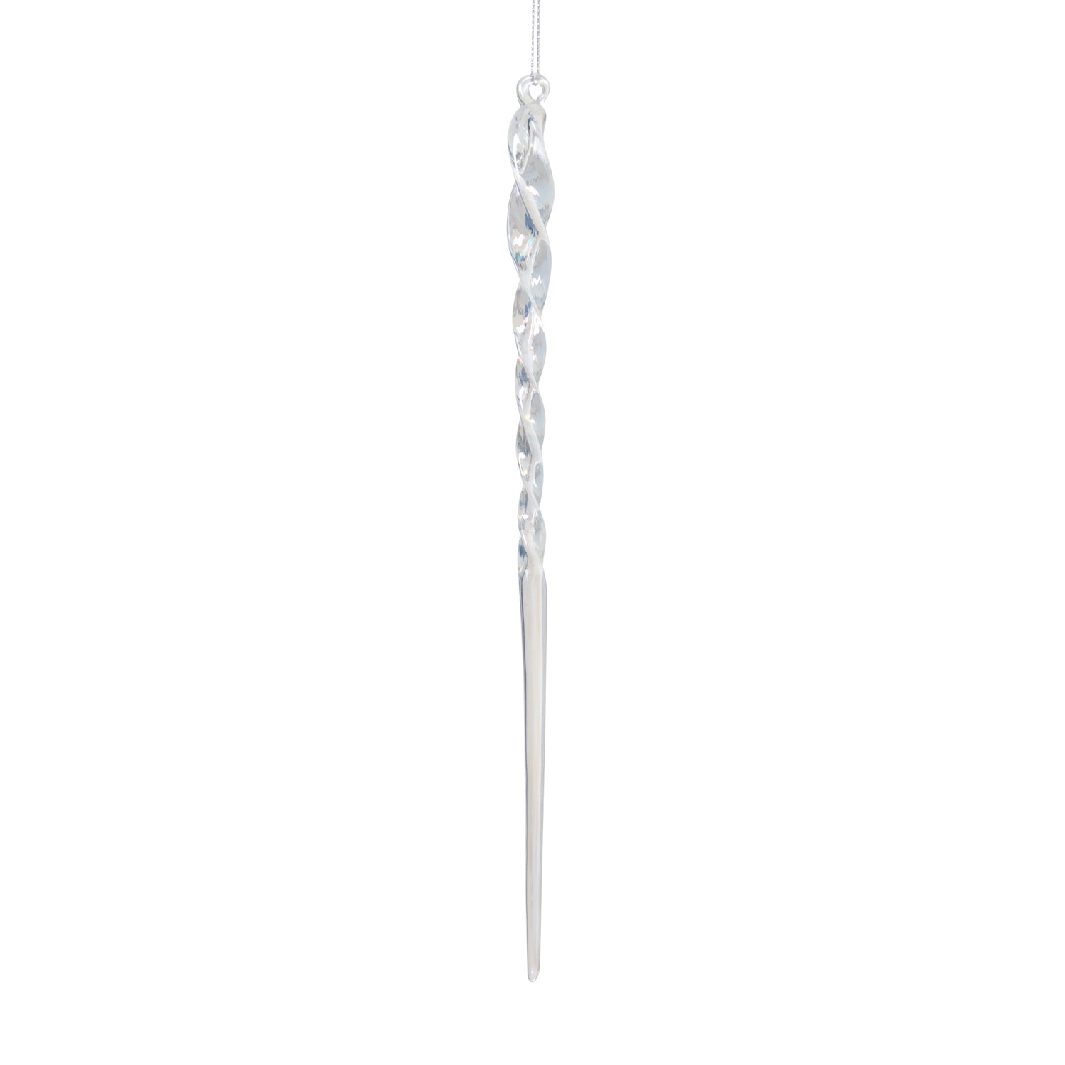 Twist Icicle Ornament Set of 8 By Accent Decor | Ornaments | Modishstore - 6