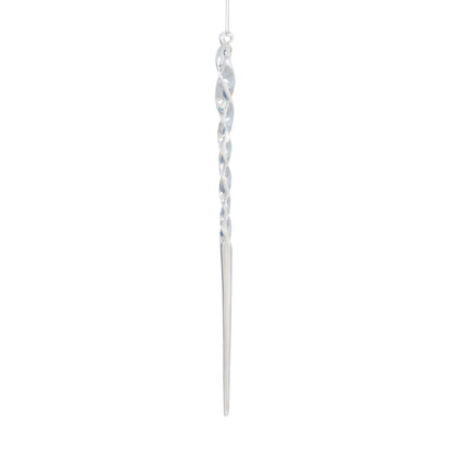 Twist Icicle Ornament Set of 8 By Accent Decor | Ornaments | Modishstore - 6