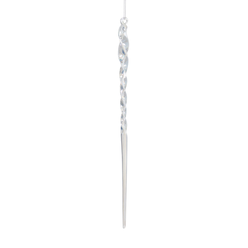 Twist Icicle Ornament Set of 8 By Accent Decor | Ornaments | Modishstore - 6