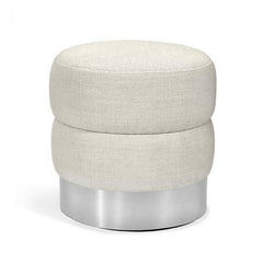 Charlize Stool - Nickel/ Oyster By Interlude Home