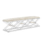 Asher King Bench - Ivory By Interlude Home | Benches | Modishstore