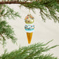 Dessert First Ice Cream Cone Ornament Set of 4 By Accent Decor | Ornaments | Modishstore - 7