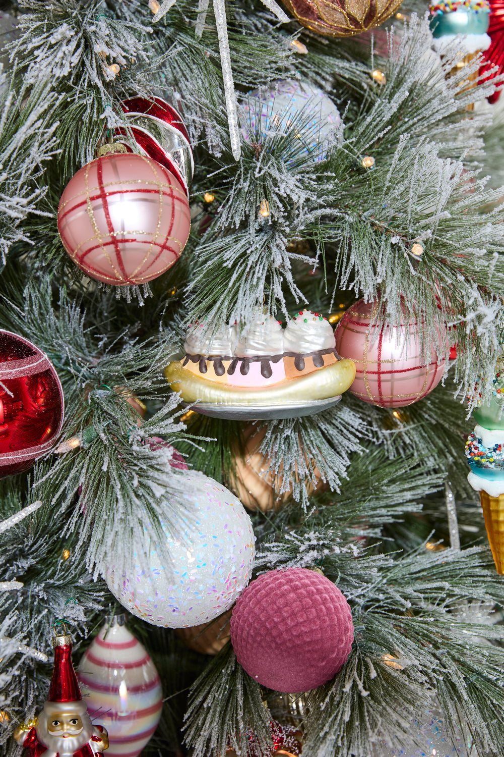 Dessert First Sundae Ornament Set of 4 By Accent DŽcor