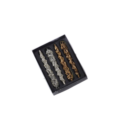 Sparkling Icicle Ornaments - Set of 16 By Accent Decor | Ornaments | Modishstore - 2