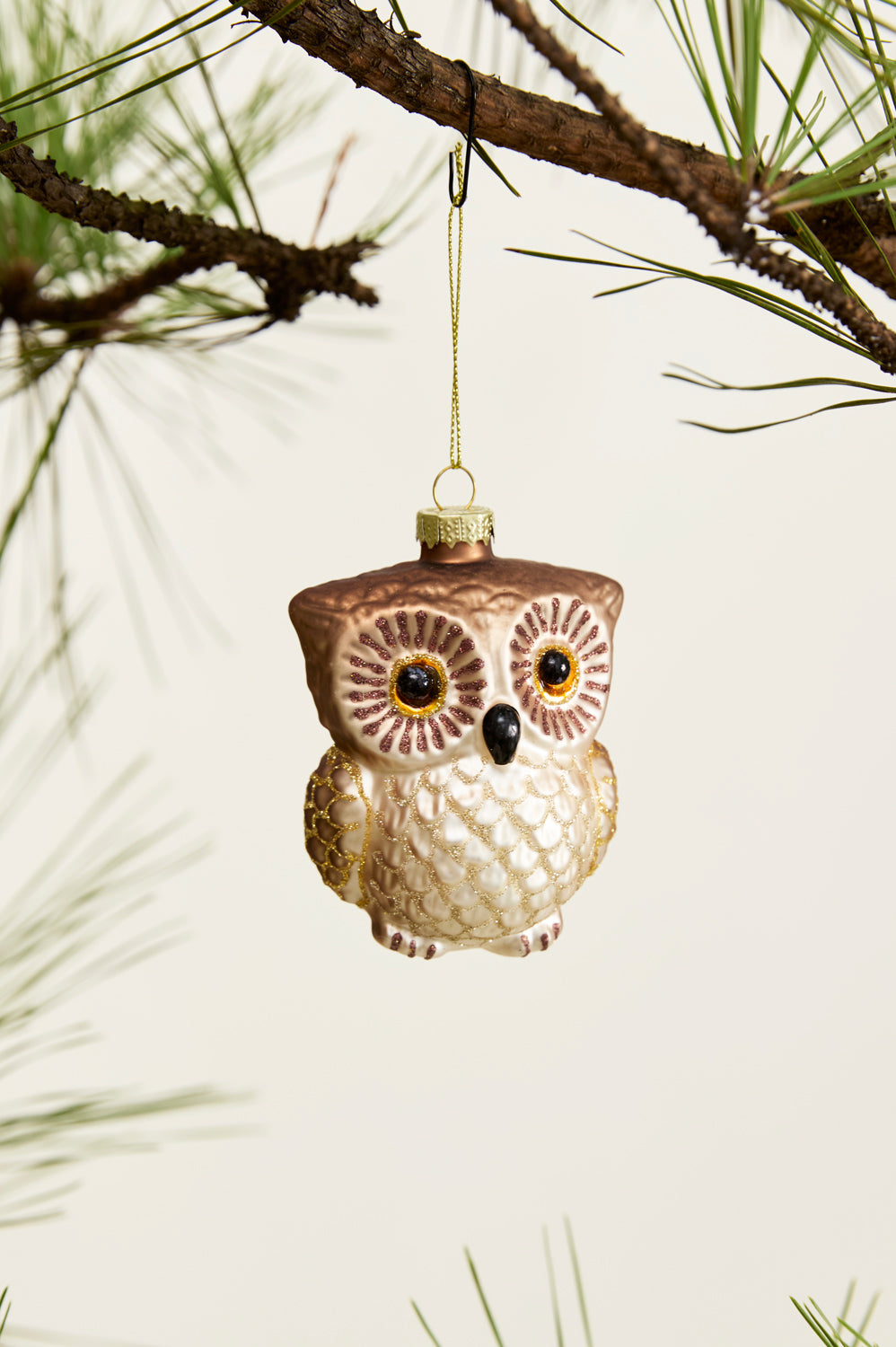 Tawny Owl Ornament Set of 4 By Accent Decor | Ornaments | Modishstore - 4