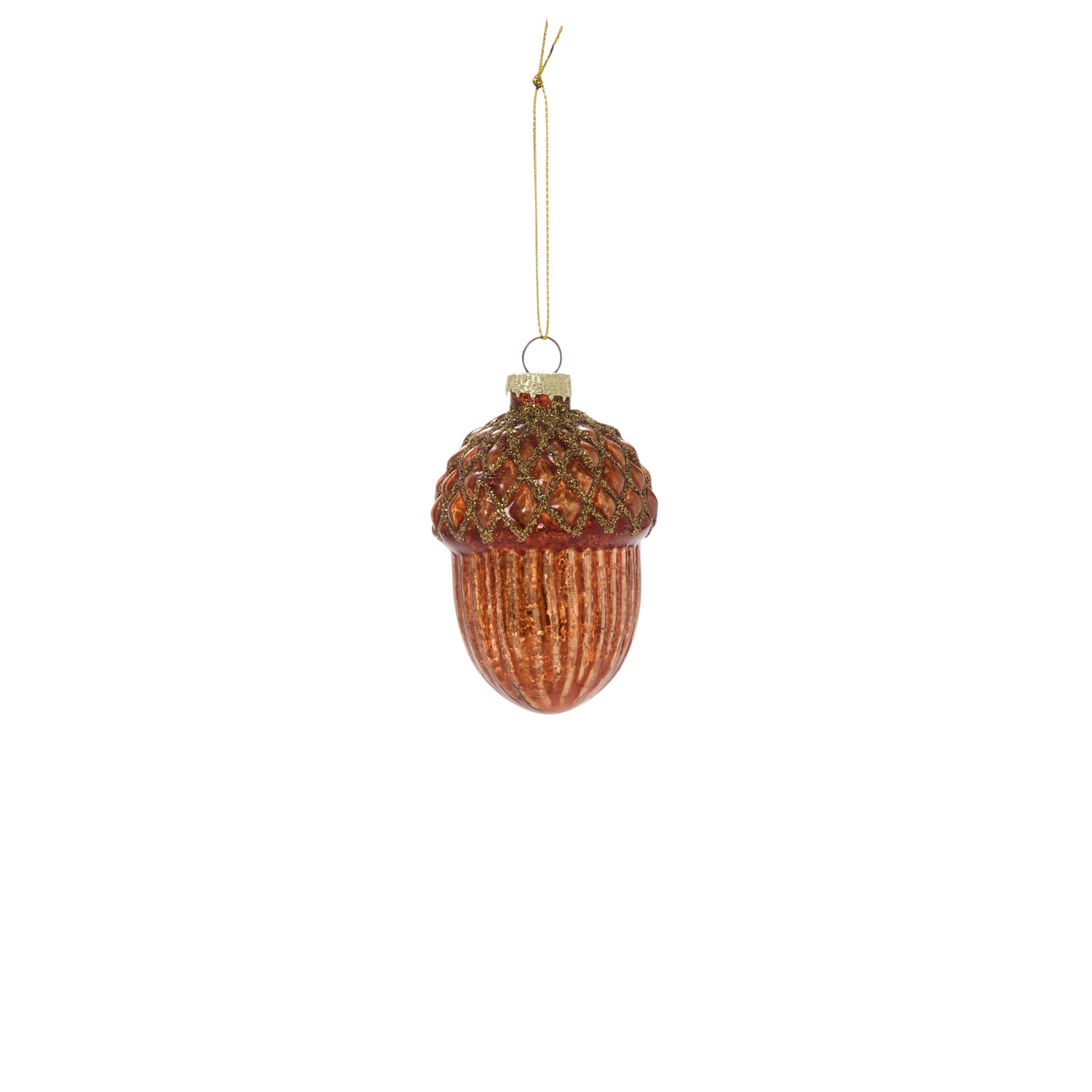 Gilded Acorn Ornament Set of 8 By Accent Decor | Ornaments | Modishstore - 2