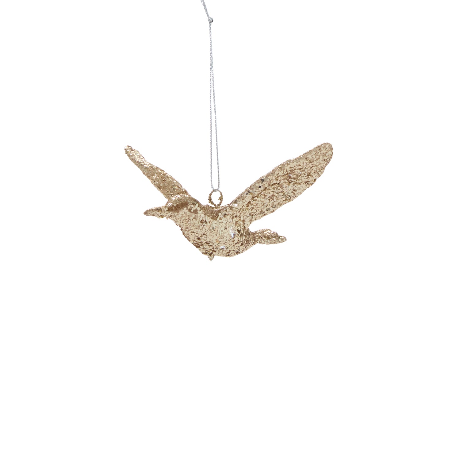 Glittered Bird Ornament Set of 8 By Accent Decor | Ornaments | Modishstore - 2