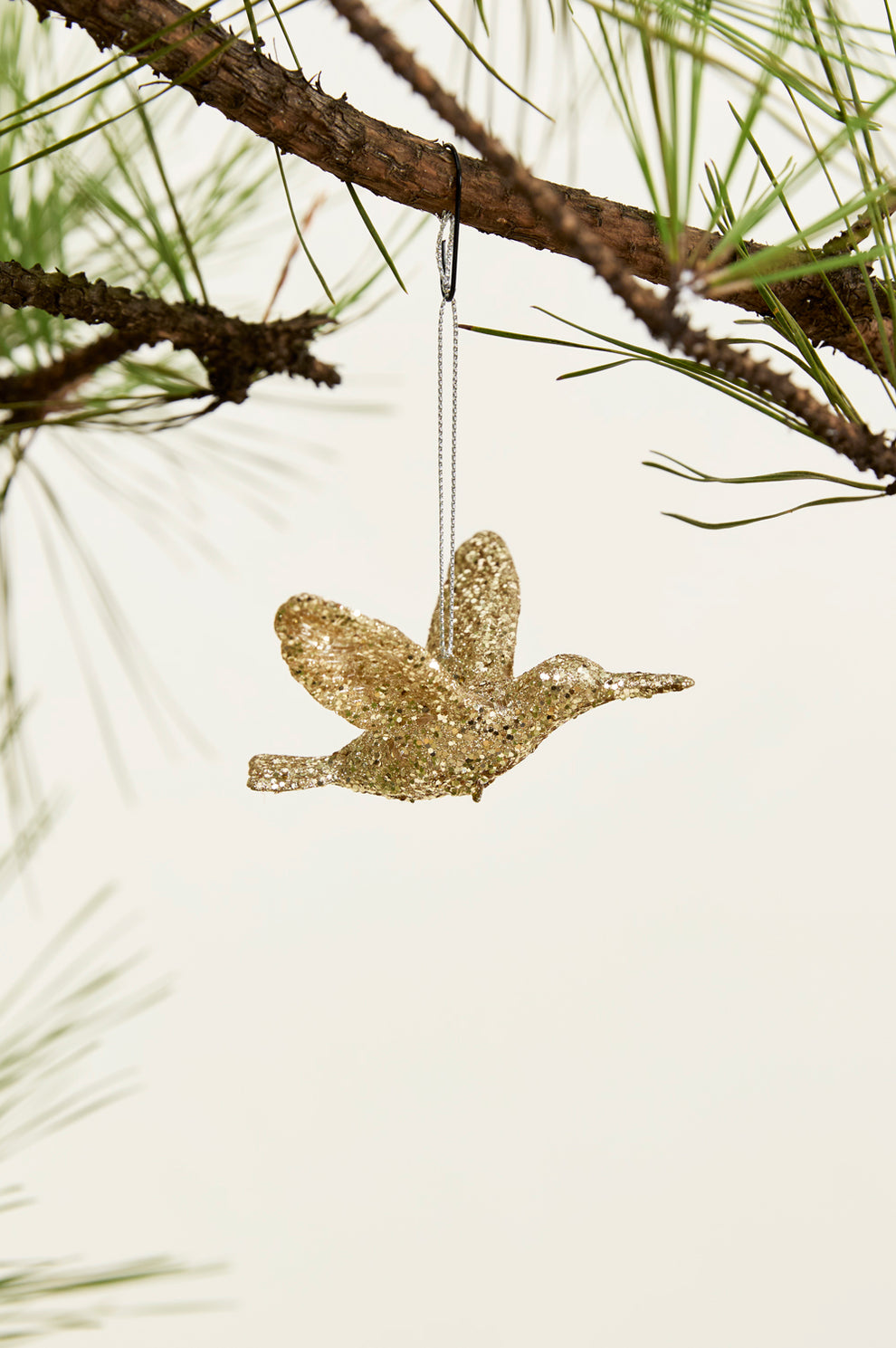 Glittered Bird Ornament Set of 8 By Accent Decor | Ornaments | Modishstore - 4