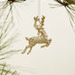 Leaping Deer Ornament Set of 4 By Accent Decor | Ornaments | Modishstore - 4