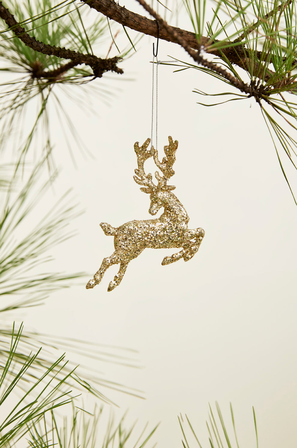 Leaping Deer Ornament Set of 4 By Accent Decor | Ornaments | Modishstore - 4