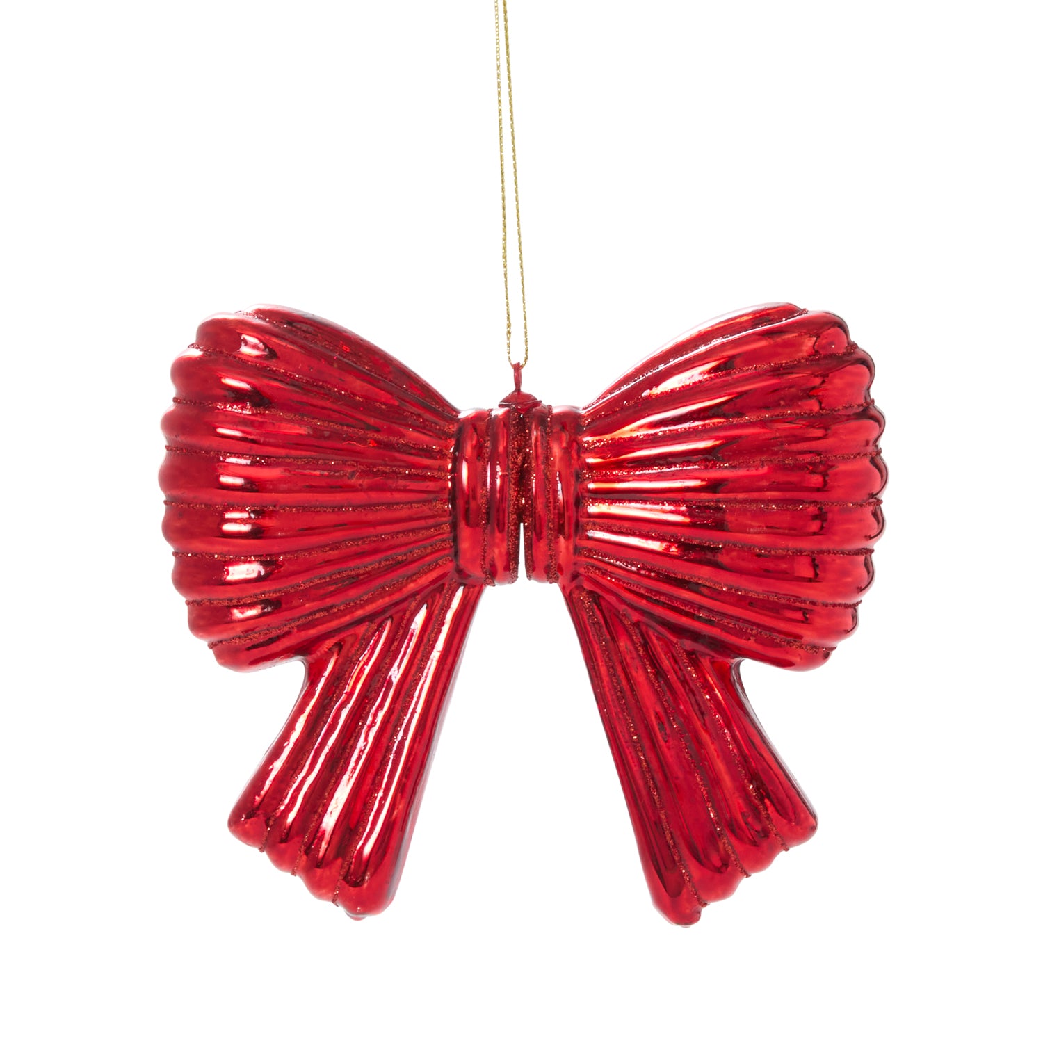 Metallic Bow Ornament Set of 8 By Accent Decor | Ornaments | Modishstore - 10