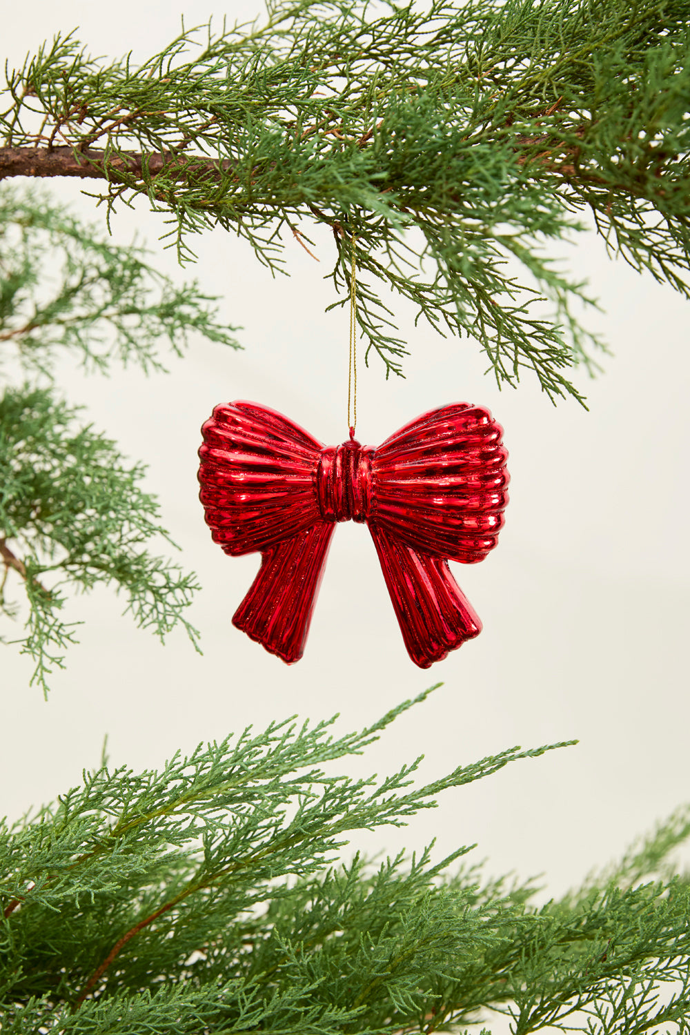 Metallic Bow Ornament Set of 8 By Accent Decor | Ornaments | Modishstore - 11