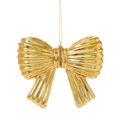 Metallic Bow Ornament Set of 8 By Accent Decor | Ornaments | Modishstore - 7