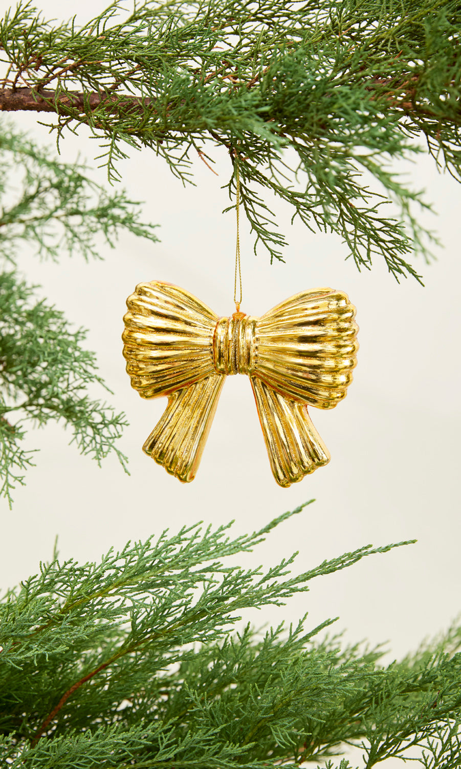 Metallic Bow Ornament Set of 8 By Accent Decor | Ornaments | Modishstore - 8