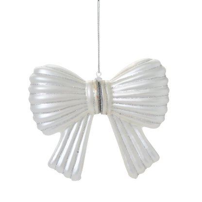 Metallic Bow Ornament Set of 8 By Accent Decor | Ornaments | Modishstore - 2