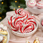 Peppermint Swirl Ornament Set of 8 By Accent Decor | Ornaments | Modishstore - 4