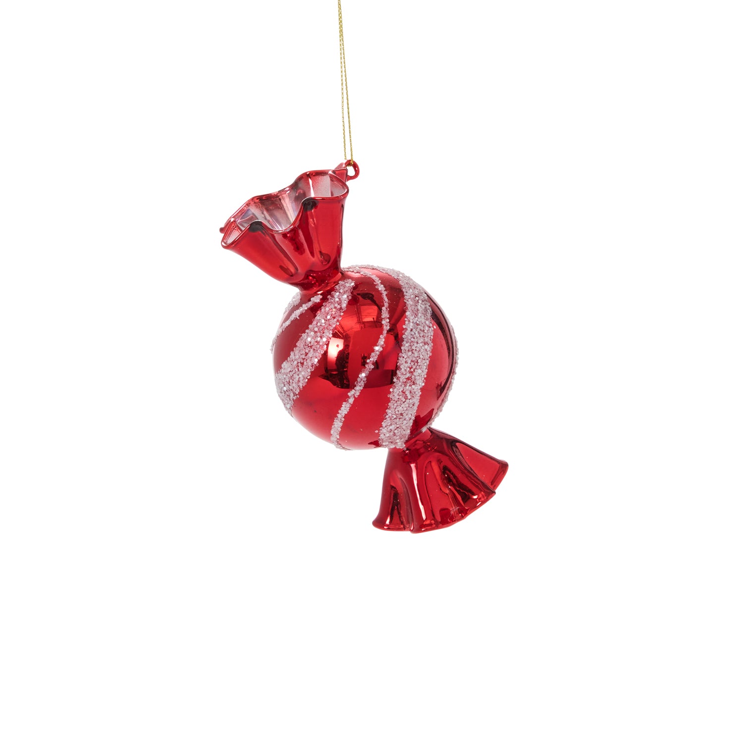 Peppermint Swirl Ornament Set of 8 By Accent Decor | Ornaments | Modishstore - 6