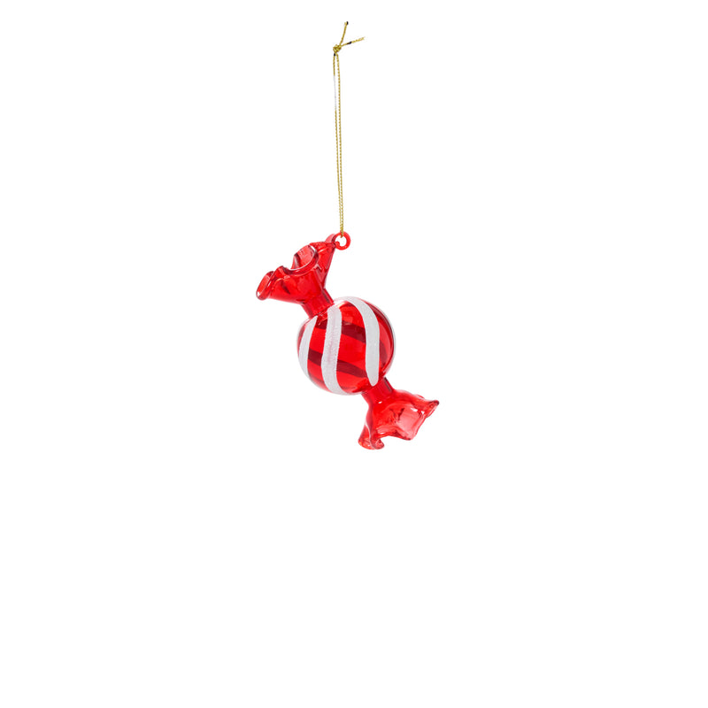 Peppermint Swirl Ornament Set of 8 By Accent Decor | Ornaments | Modishstore - 8