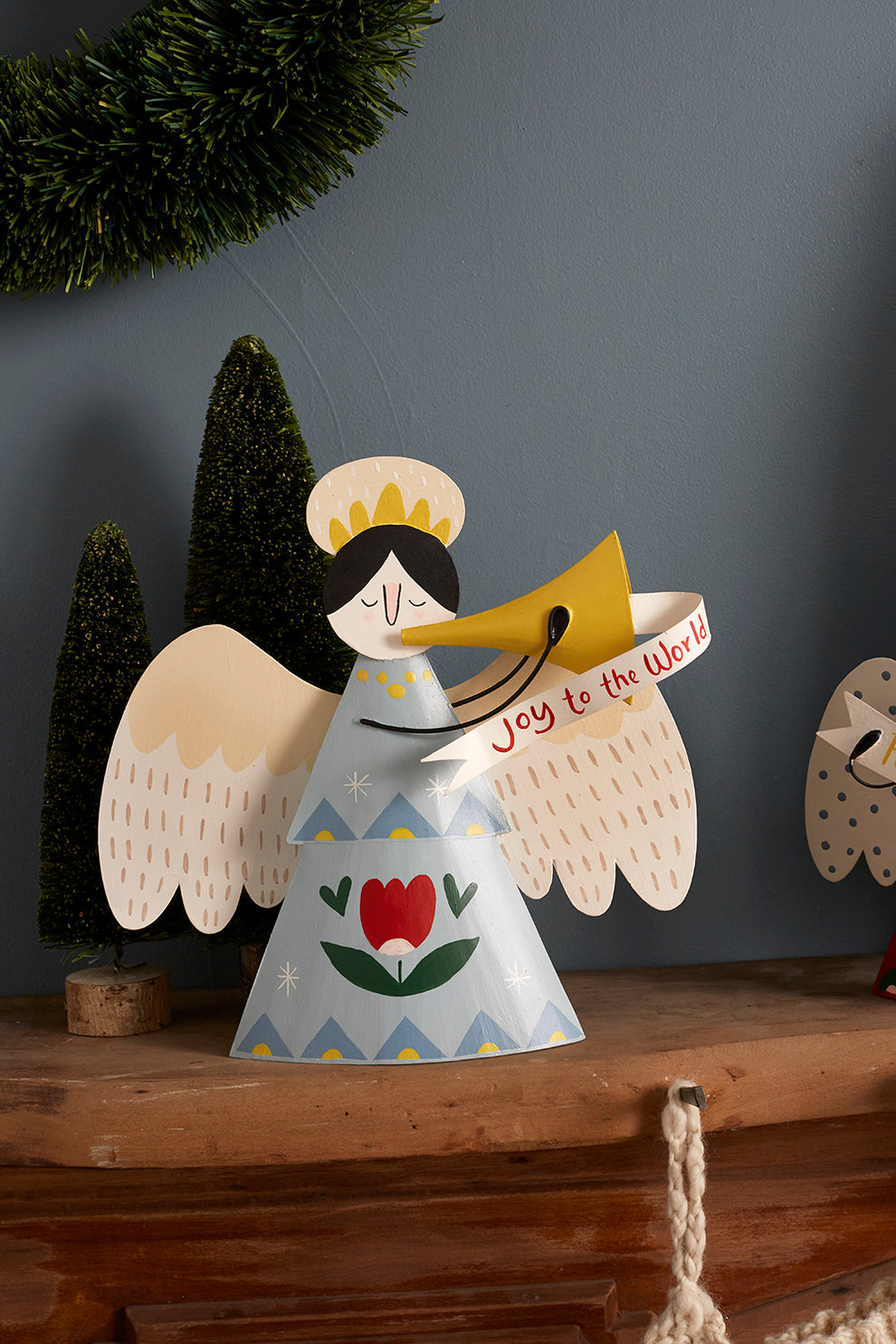 Caroling Angel Figurine Set of 2 By Accent Decor | Figurines | Modishstore - 7