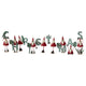 Green Christmas Sign - Set of 9