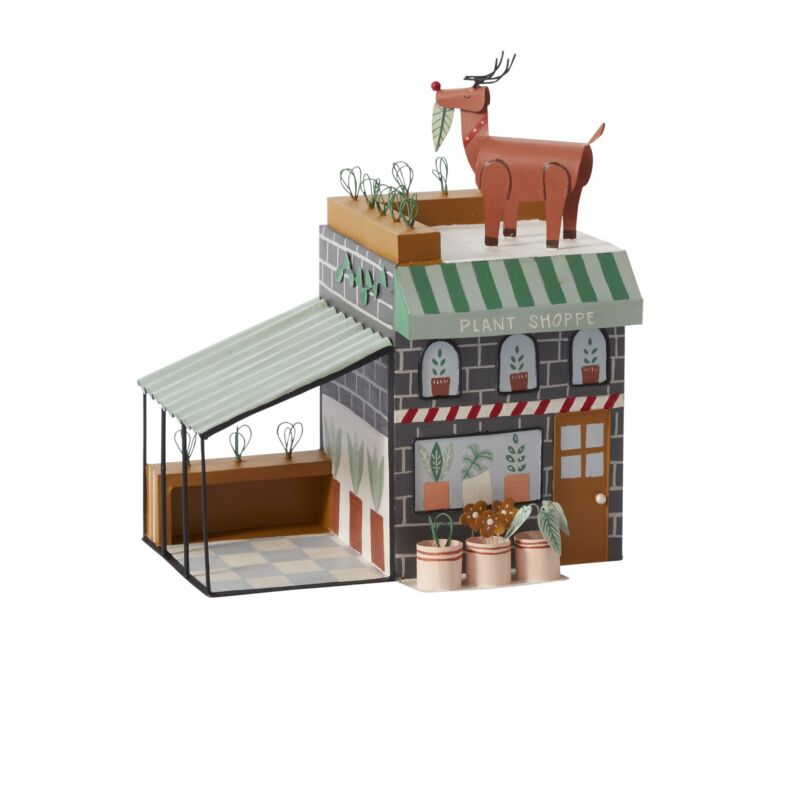 Santas Plant Village 10.5"x 8"x 12" By Accent Decor | Figurines | Modishstore - 4