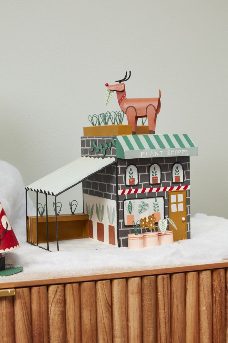 Santas Plant Village 10.5"x 8"x 12" By Accent Decor | Figurines | Modishstore - 3