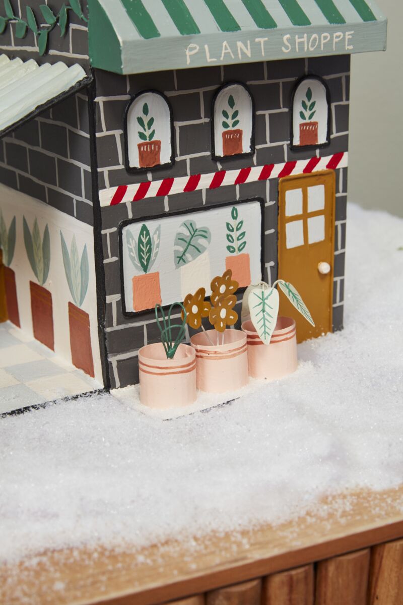 Santas Plant Village 10.5"x 8"x 12" By Accent Decor | Figurines | Modishstore - 2