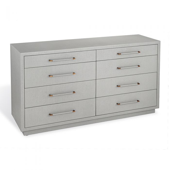 Taylor 8 Drawer Chest - Light Grey By Interlude Home | Drawers | Modishstore - 4