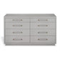 Taylor 8 Drawer Chest - Light Grey By Interlude Home | Drawers | Modishstore