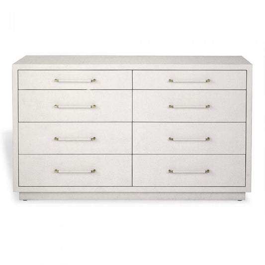 Taylor 8 Drawer Chest - White By Interlude Home | Drawers | Modishstore
