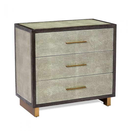 Maia 3 Drawer Chest - Grey By Interlude Home | Drawers | Modishstore