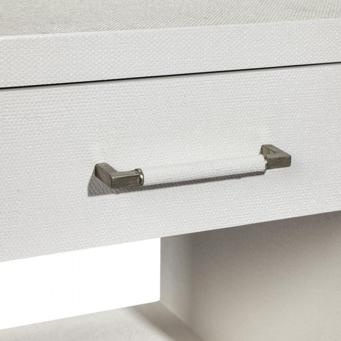 Taylor Small Bedside Chest - White By Interlude Home | Drawers | Modishstore - 3