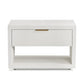 Montaigne Bedside Chest - White By Interlude Home | Drawers | Modishstore