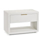 Montaigne Bedside Chest - White By Interlude Home | Drawers | Modishstore - 3