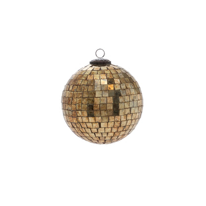 Antiqued Disco Ball Ornament Set of 8 By Accent Decor | Ornaments | Modishstore - 11