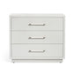 Taylor 3 Drawer Chest - White By Interlude Home | Drawers | Modishstore