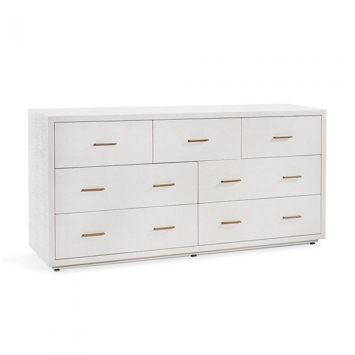 Livia 7 Drawer Chest - White By Interlude Home | Dressers | Modishstore - 2